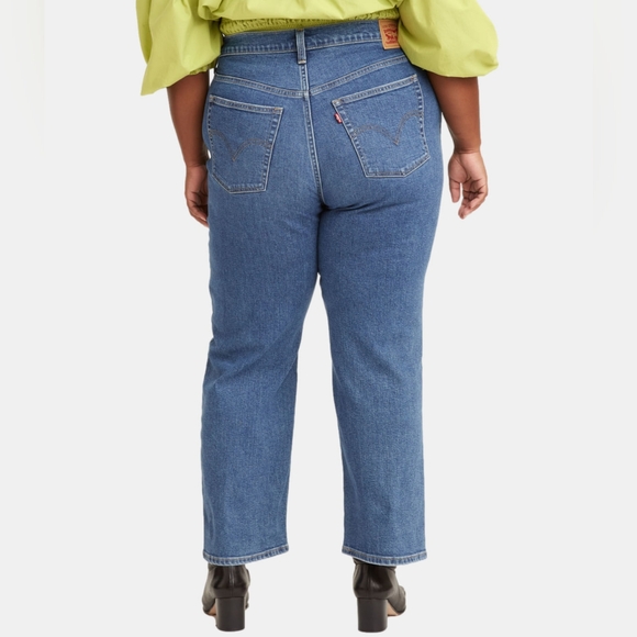 LEVI'S Ribcage Straight Ankle Jean Size 16W - Picture 2 of 15